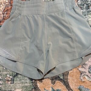 lululemon athletica Sage Green Run Shorts